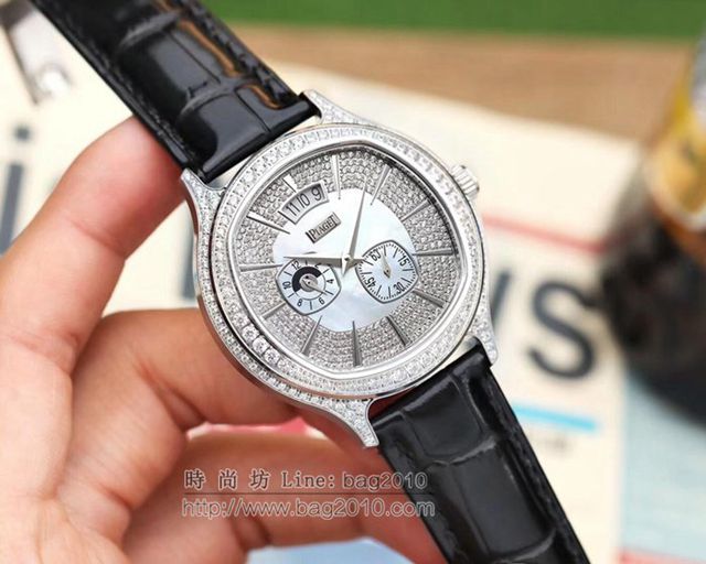 伯爵手錶 PiagetEmperador枕形腕表 白色珍珠貝母錶盤 伯爵男士腕表  hds1692